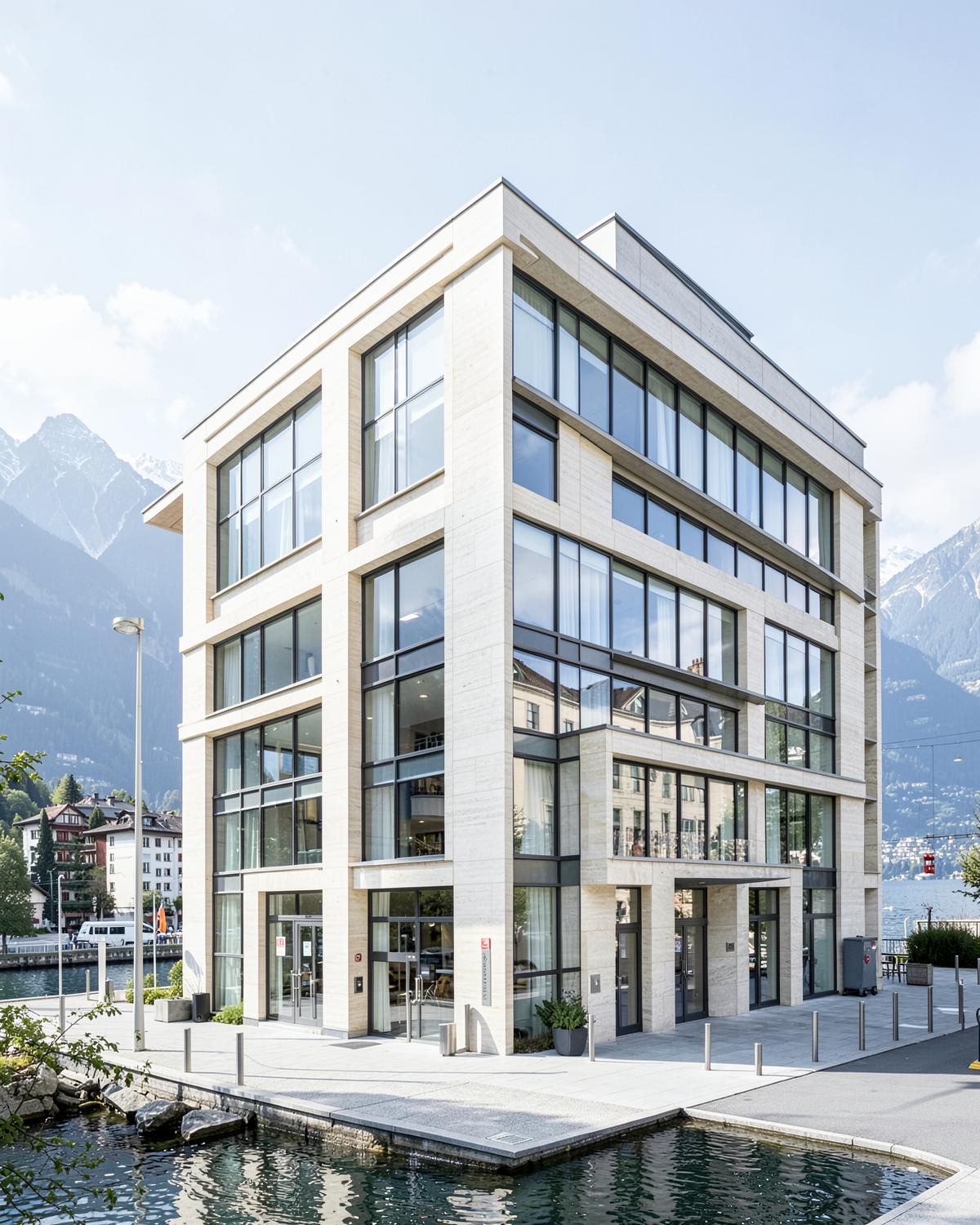 Architectural representation of the Zurich office location